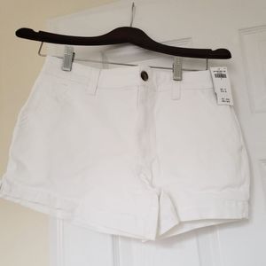 Hollister White Shorts